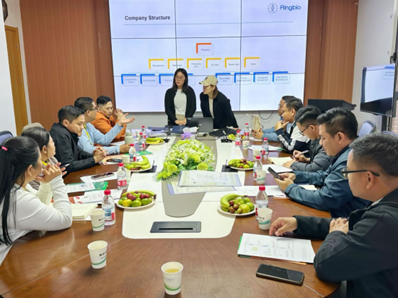 柬埔寨国家标准研究院到访纳百生物 共探质量体系建设​